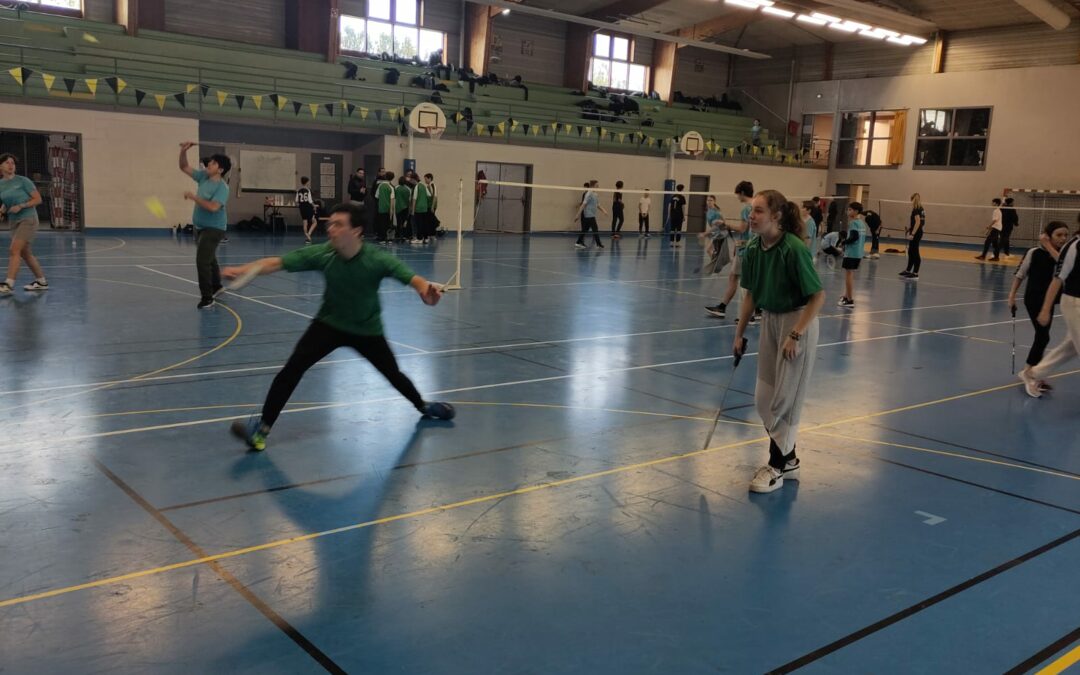 Compétition de badminton à Carquefou